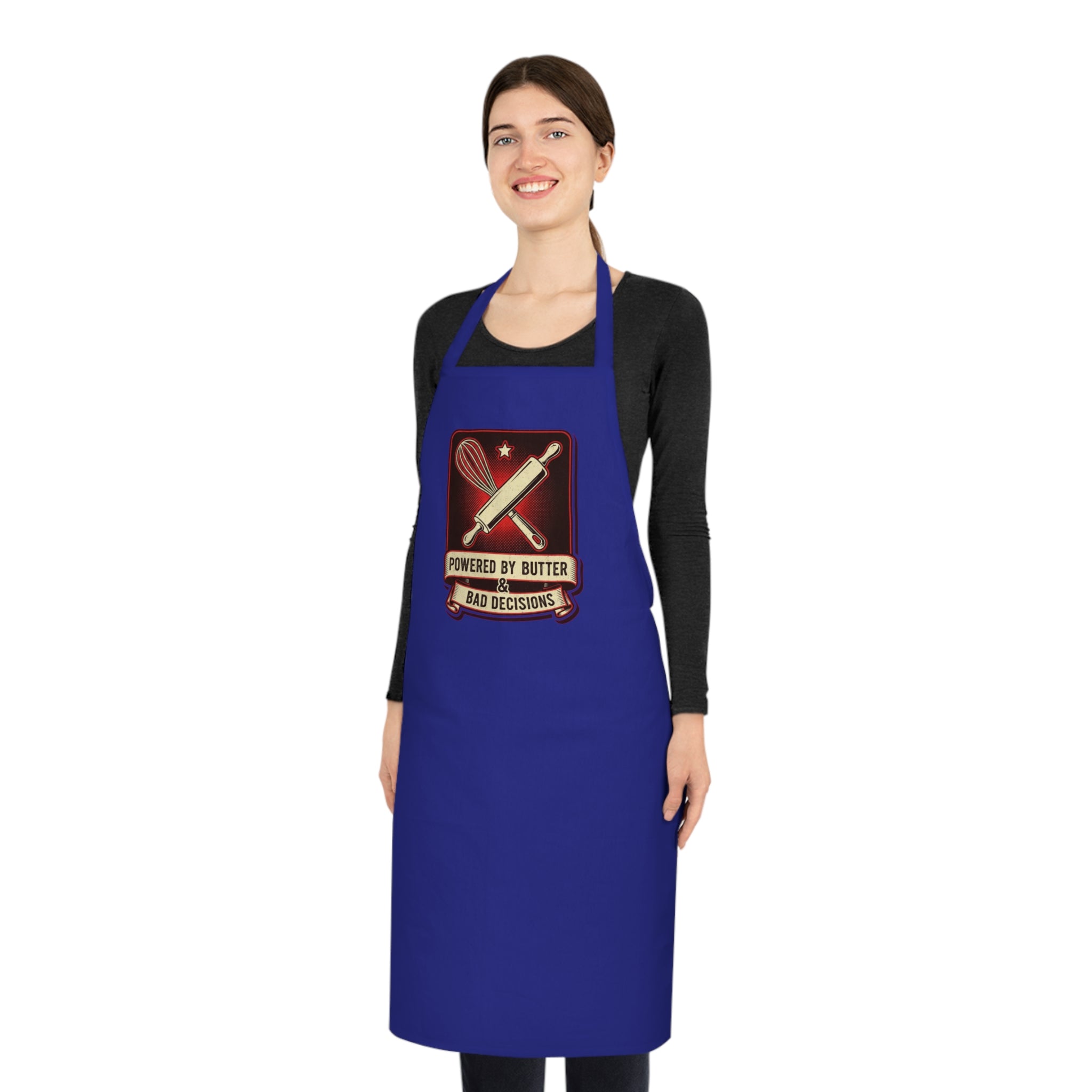 Funny Baking Apron | Dark Humor Baker Gift | Vintage Retro Kitchen Apron