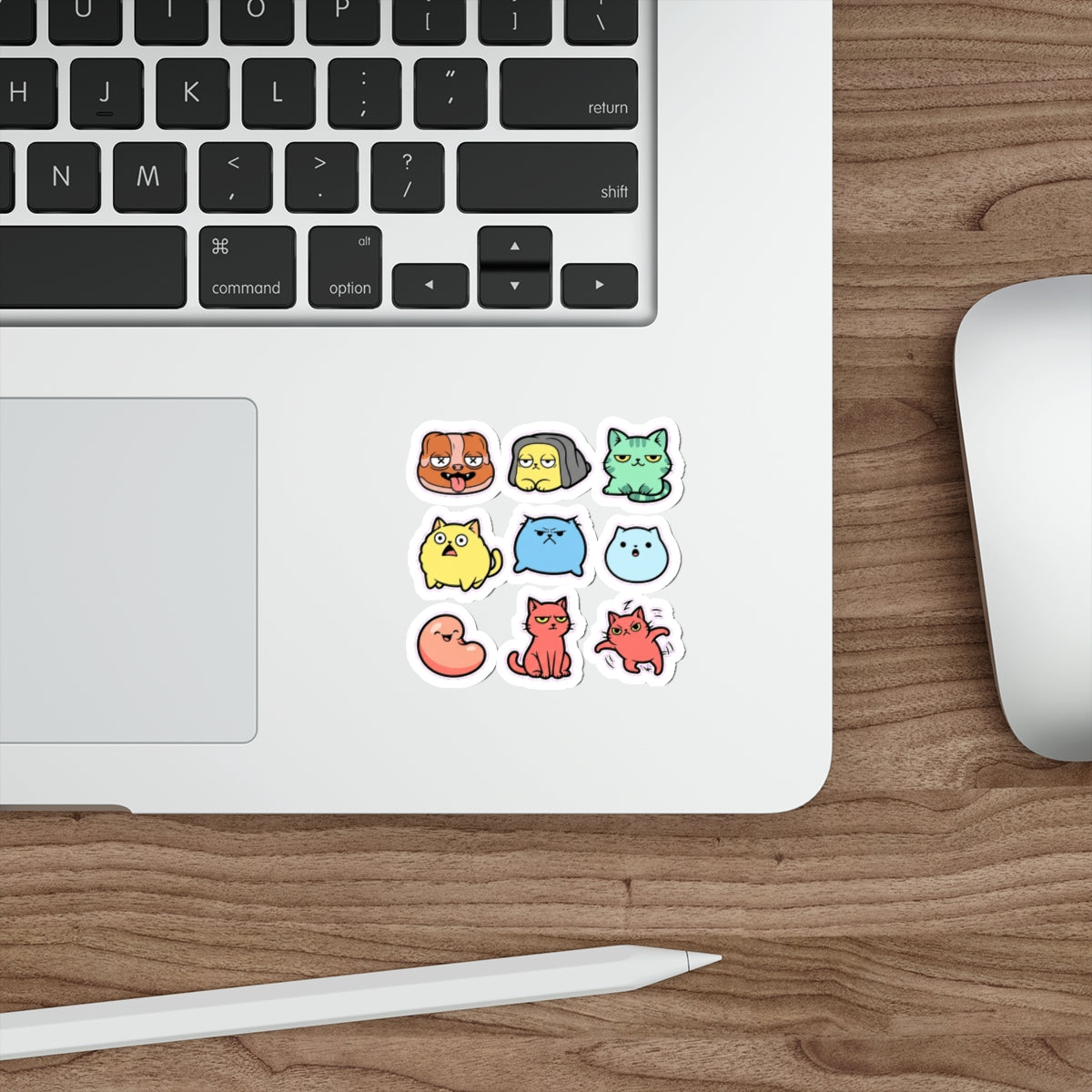 Cat Meme Sticker Pack | 8 Funny Cat Stickers | Waterproof Laptop Decals