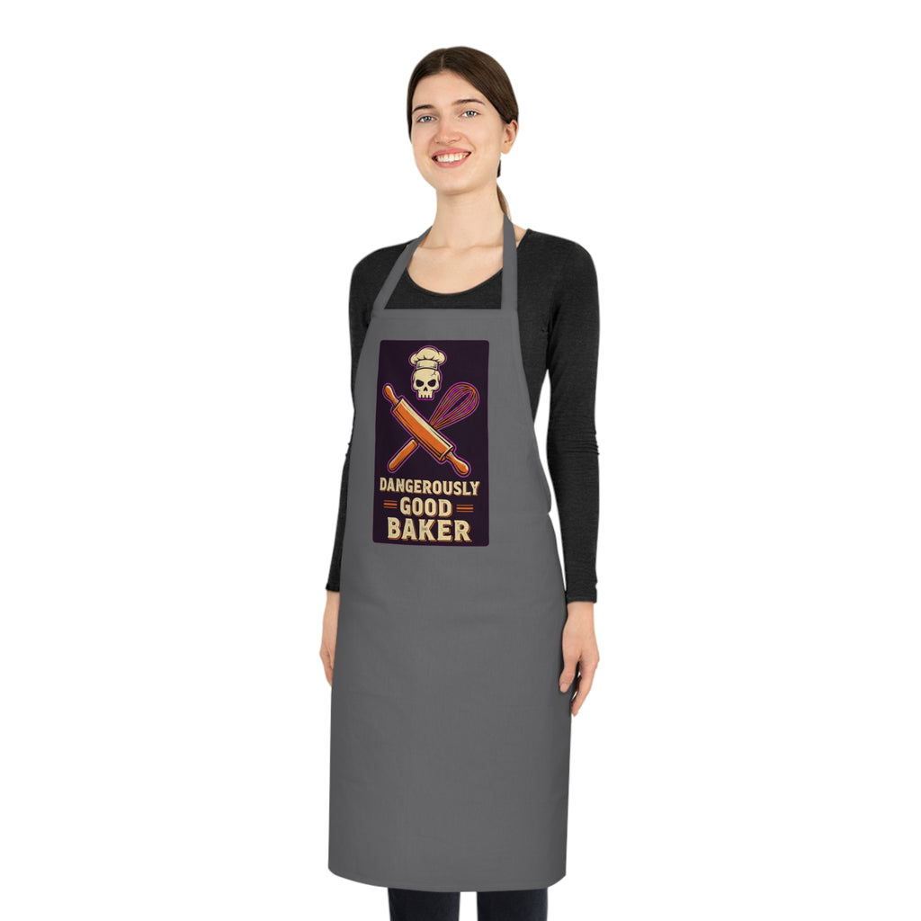 Funny Baker Apron | Dark Humor Baking Gift | Retro Vintage Style Cotton Apron