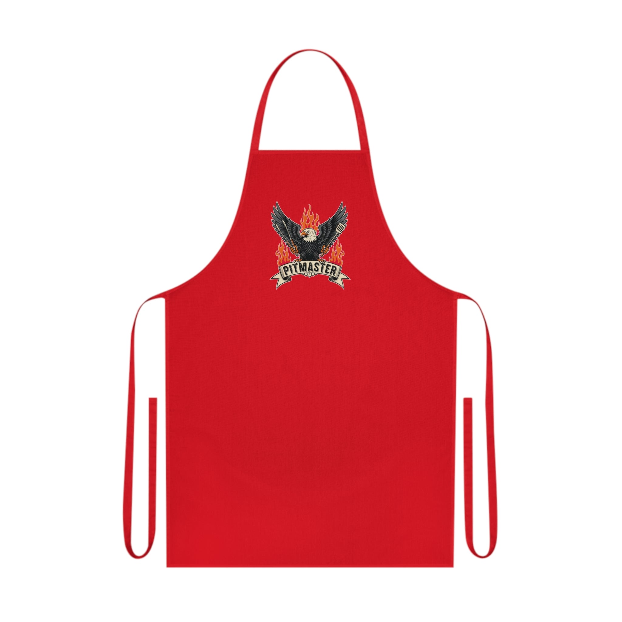 BBQ Pitmaster Dad Apron - Eagle Grill Master Funny Grilling Gift
