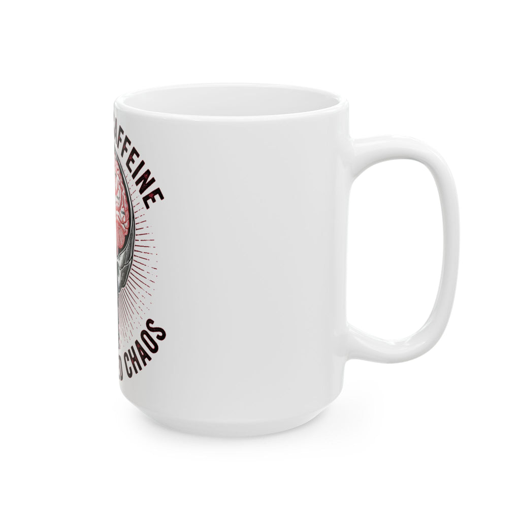 Anatomical Skull Nurse Coffee Mug | Dark Medical Humor Gift for Nurses