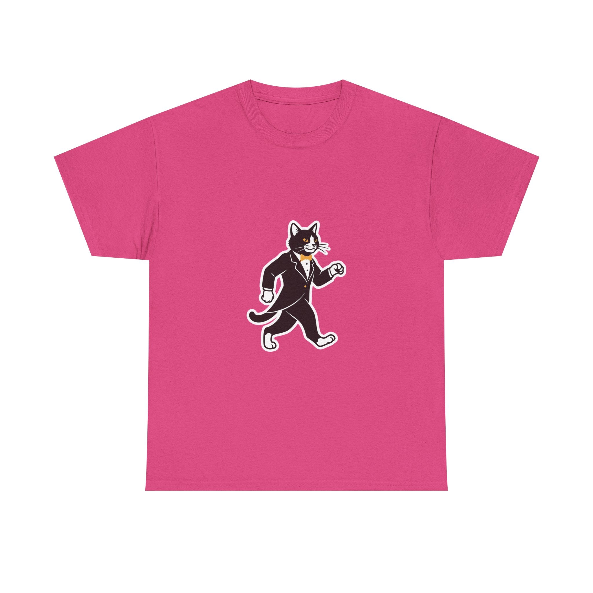 Tuxedo Cat Swagger T-Shirt | Funny Black & White Cat Art Tee for Cat Lovers