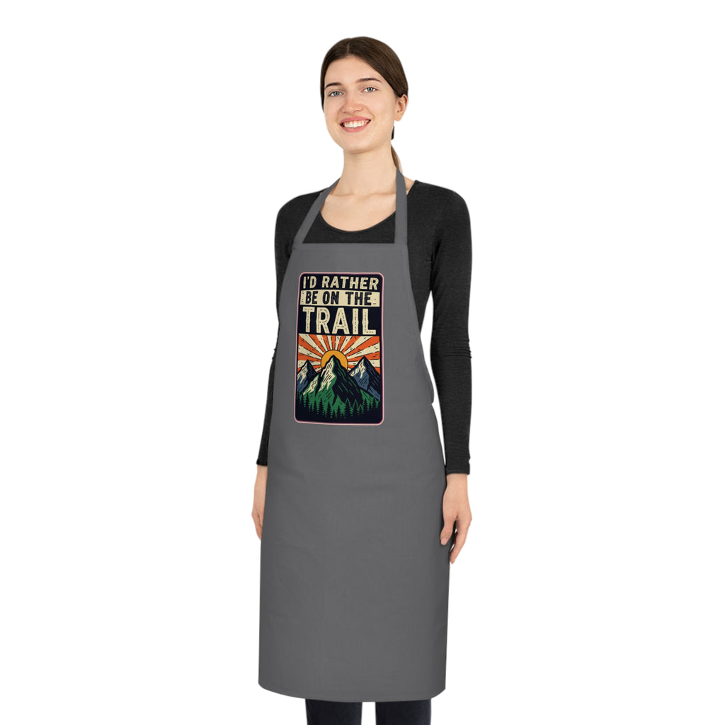 Hiking Apron | Outdoor Adventure Cooking Apron | Campfire Chef Gift