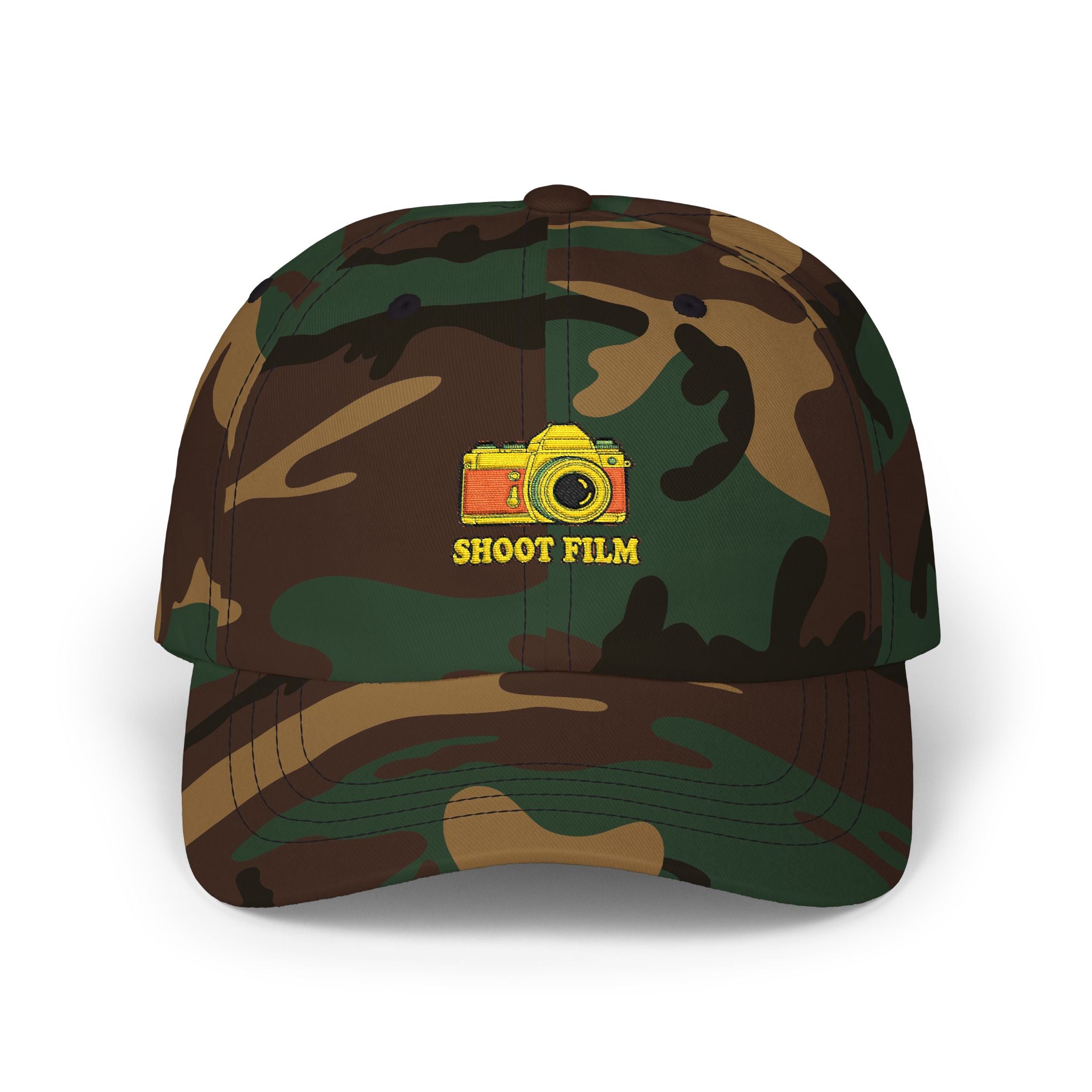 Retro 35mm SLR Camera Dad Cap | Film Photography Embroidered Hat