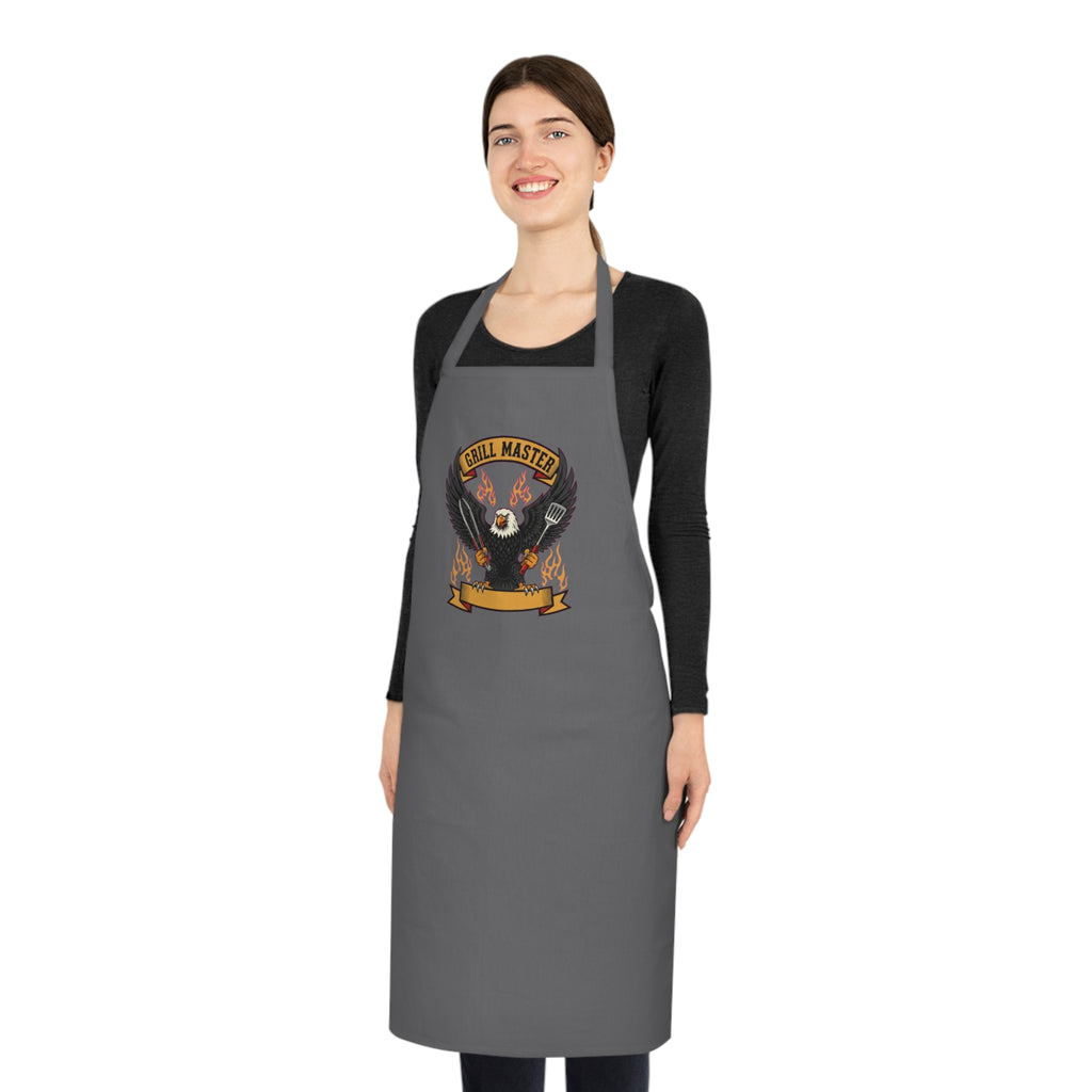 Grill Master Dad Apron - Vintage Eagle BBQ Apron for Men