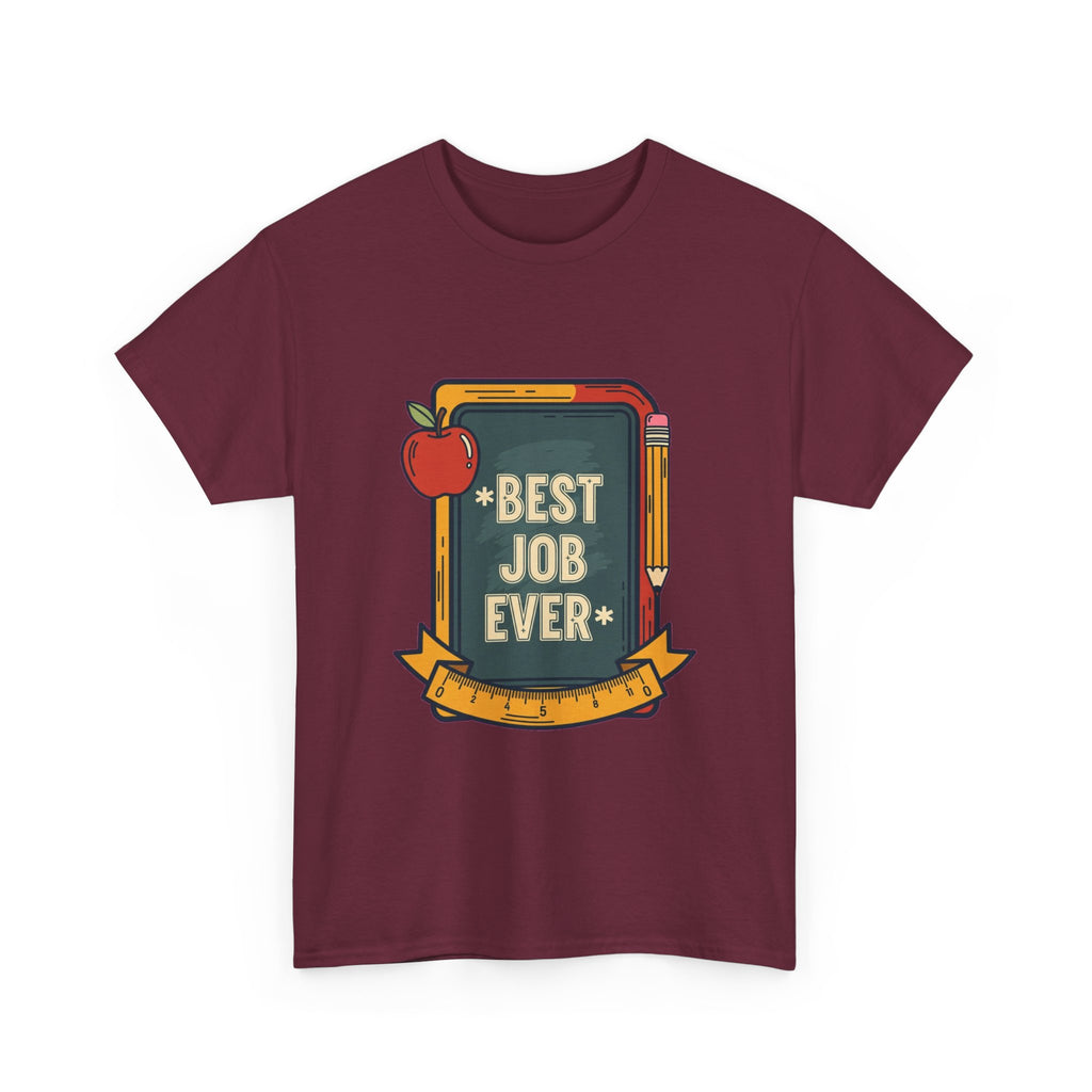 Best Job Ever Elementary Teacher Shirt | Retro Back to School Tee