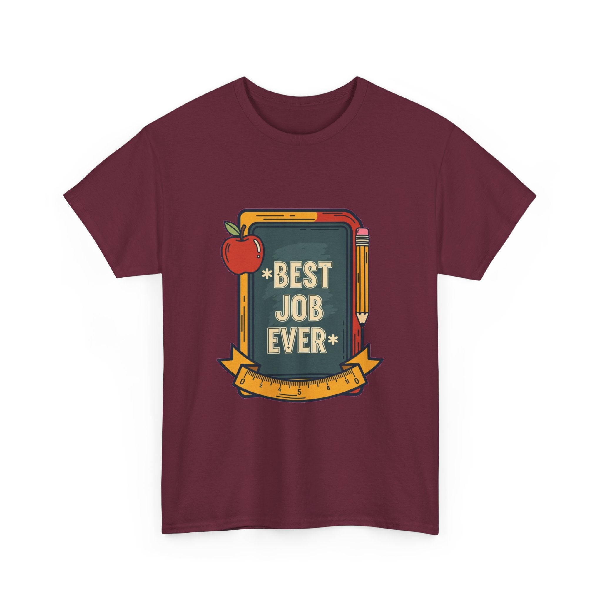 Best Job Ever Elementary Teacher Shirt | Retro Back to School Tee