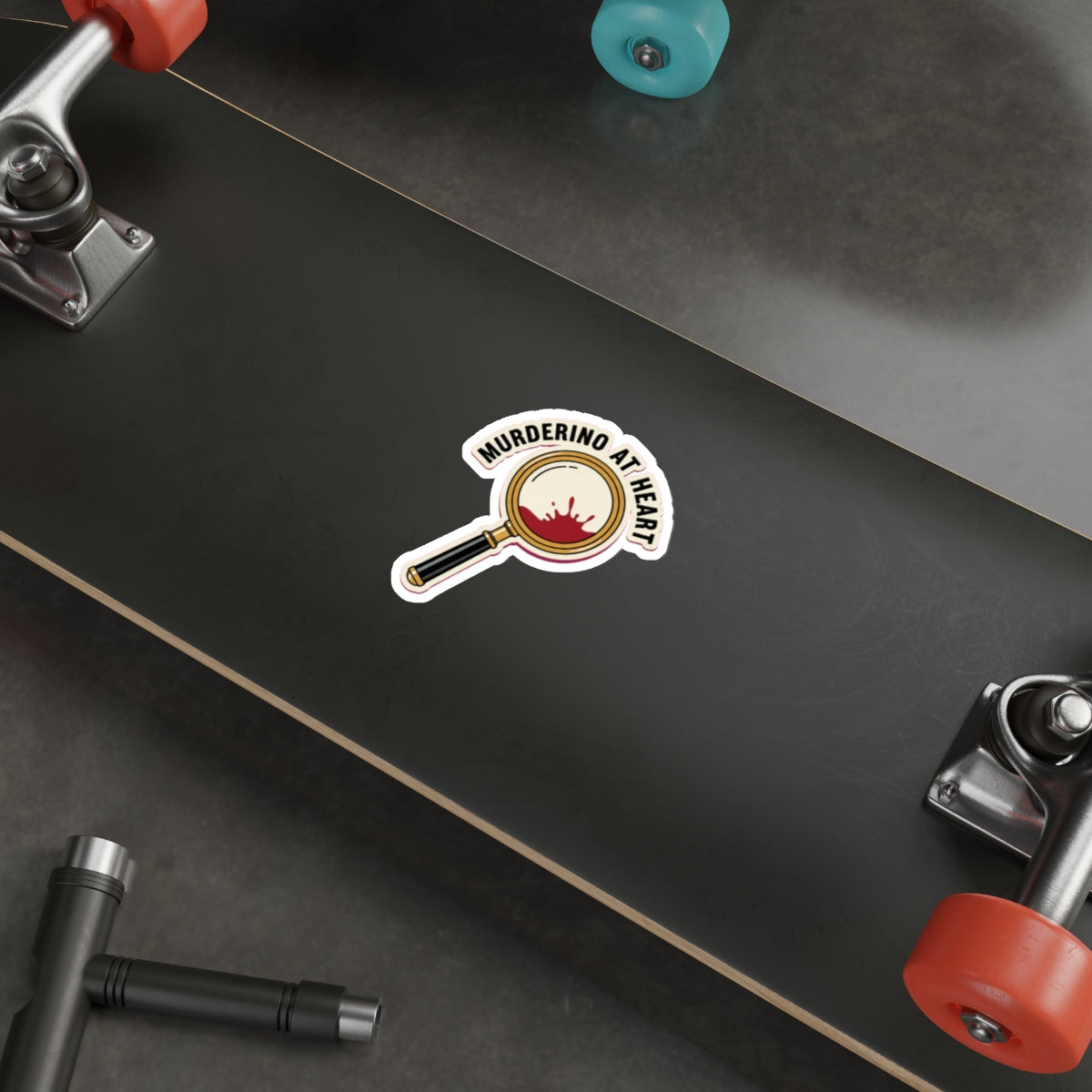 Murderino at Heart Die-Cut Sticker | True Crime Podcast Fan Gift