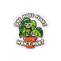 Funny Plant Mom Sticker | Googly Eye Monstera Plant Lover Die-Cut Decal