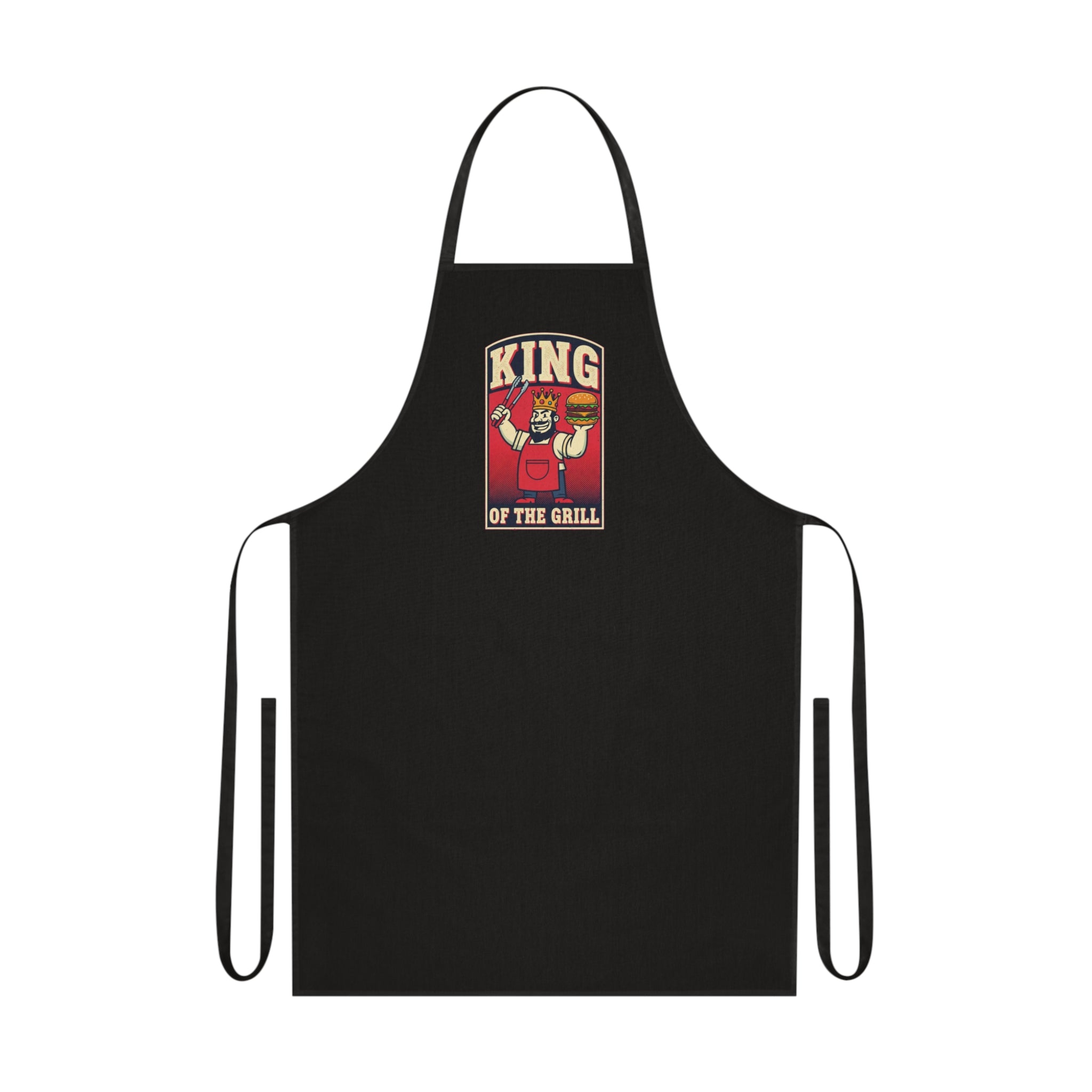 Funny BBQ Dad Apron | Grill Master Father's Day Gift | Vintage Americana