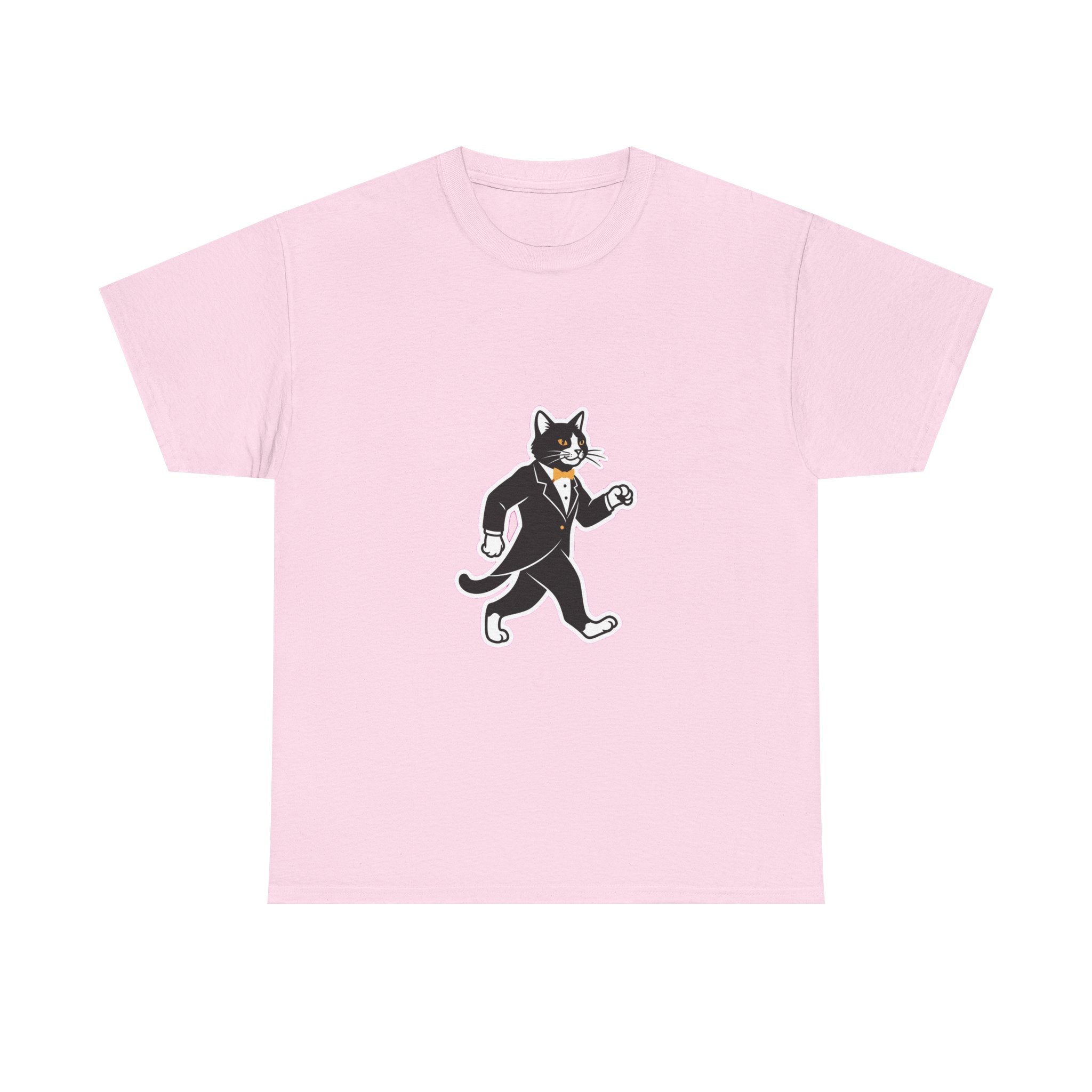 Tuxedo Cat Swagger T-Shirt | Funny Black & White Cat Art Tee for Cat Lovers