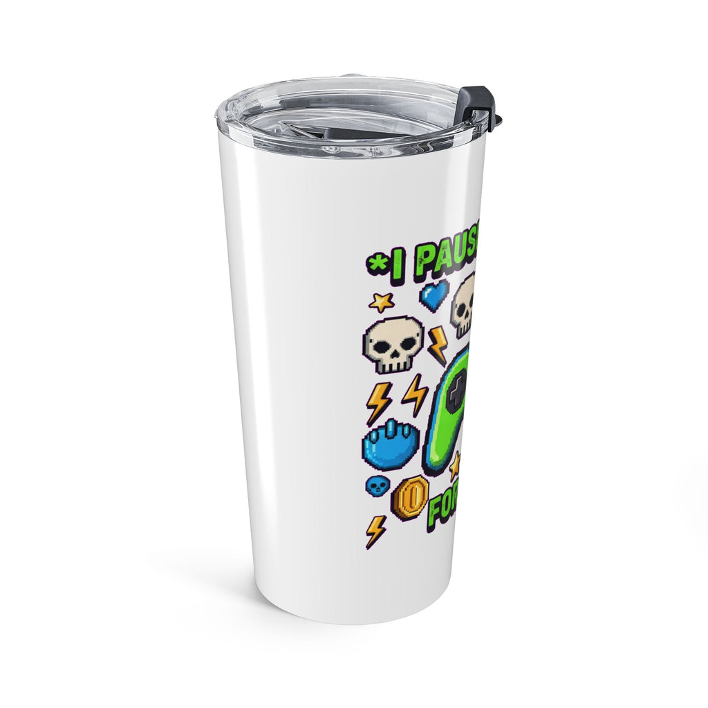 Gamer Tumbler - Pixel Art Dark Humor Video Game Cup | Gaming Gift