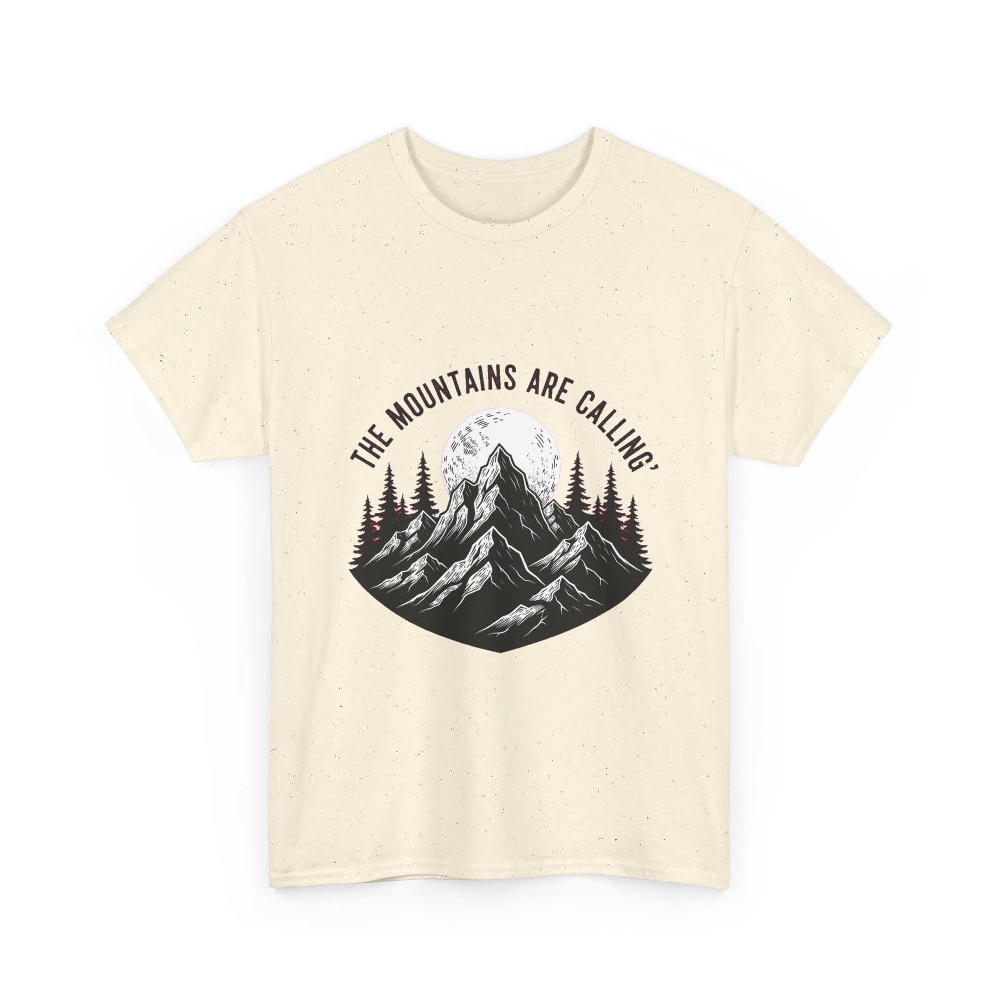 Gothic Mountain T-Shirt | Dark Nature Apparel | Woodcut Peak Tee