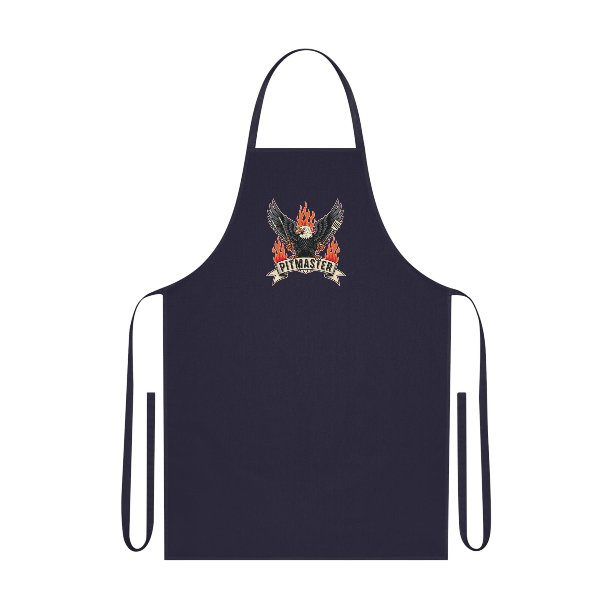 BBQ Pitmaster Dad Apron - Eagle Grill Master Funny Grilling Gift