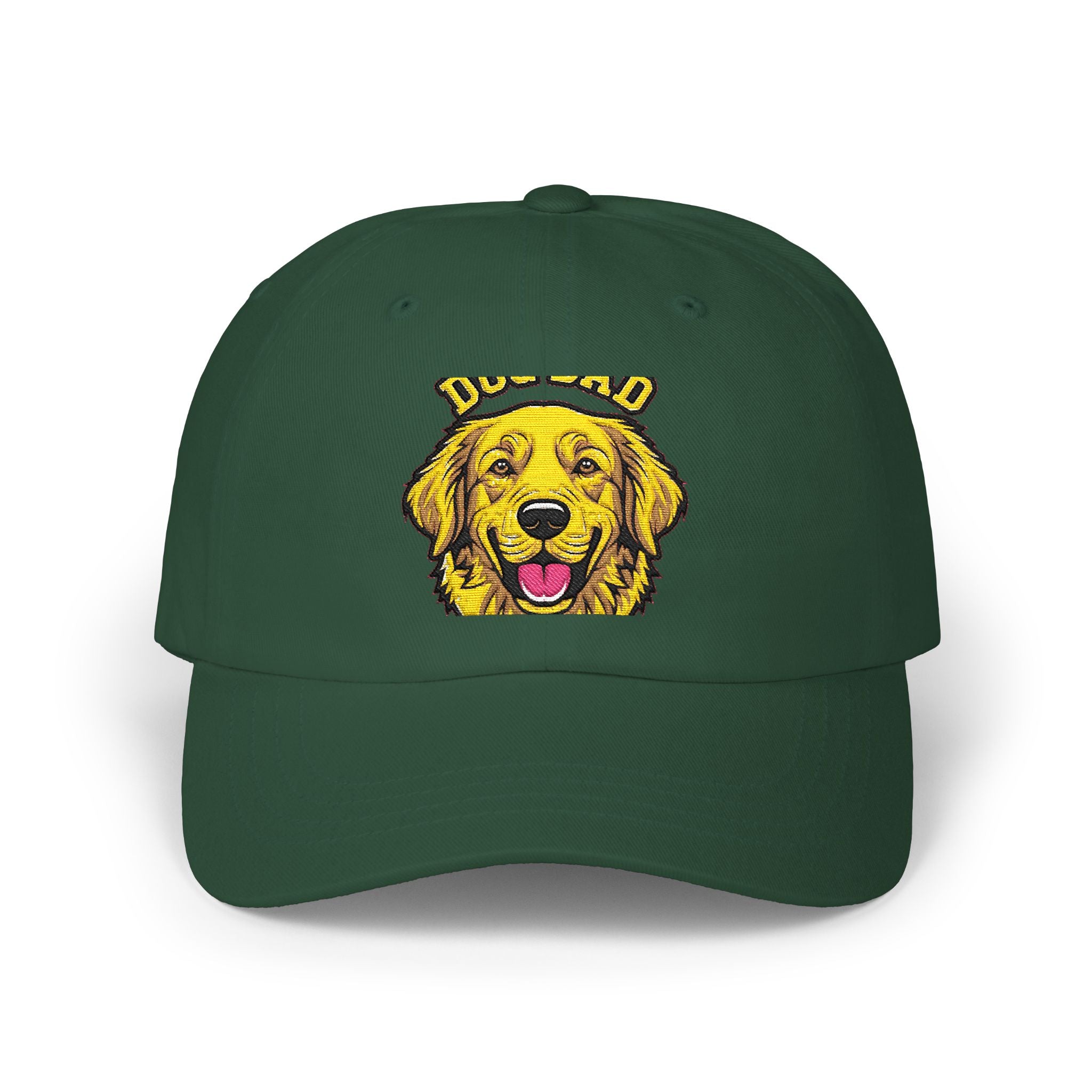 Golden Retriever Dad Hat - Dog Dad Cap with Embroidered Patch