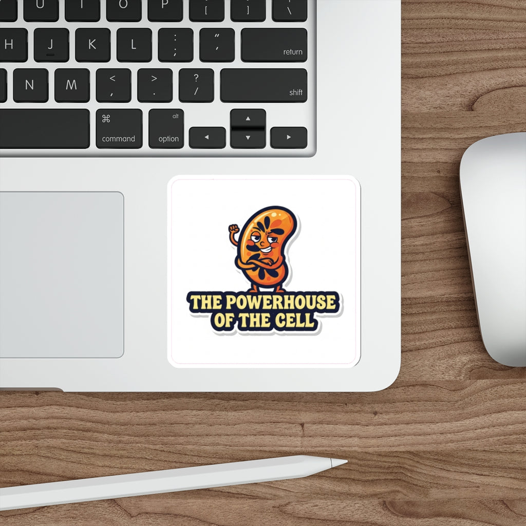 Funny Mitochondria Die-Cut Sticker | Biology Teacher Gift | Science Humor