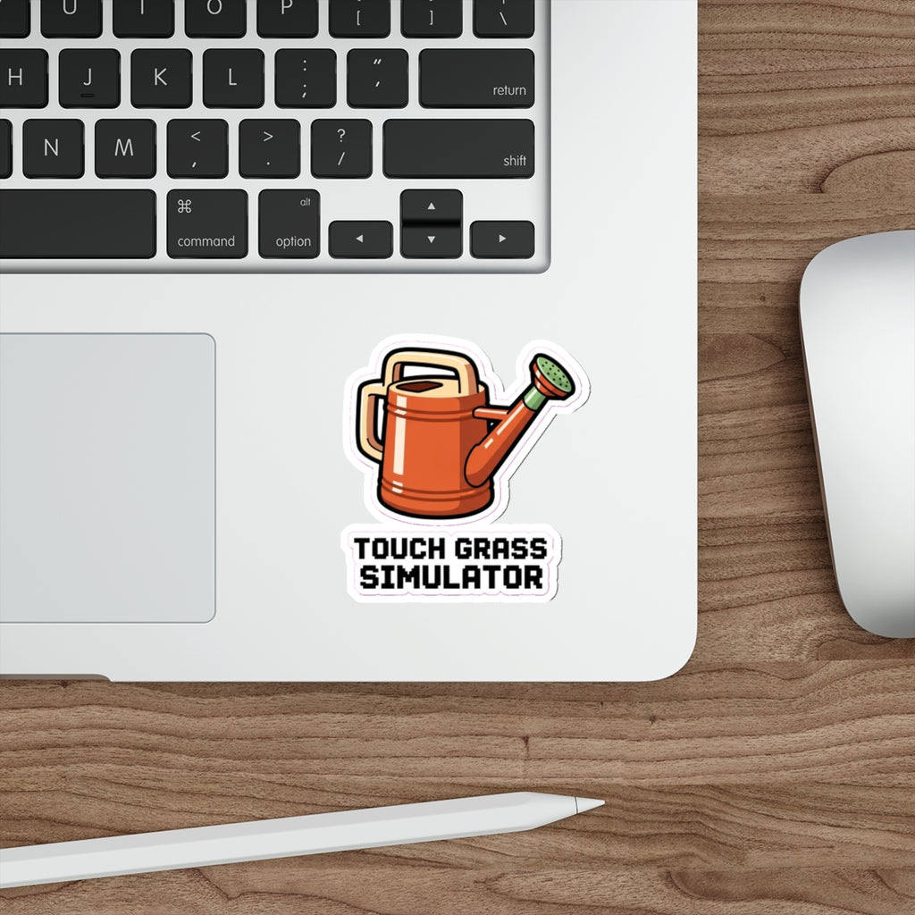 Touch Grass Simulator Stardew Valley Sticker | Cozy Gamer Decal