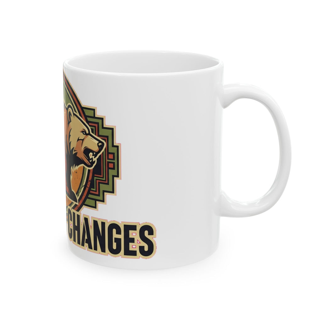 Fallout New Vegas NCR Double-Headed Bear Ceramic Mug | Gaming Coffee Cup