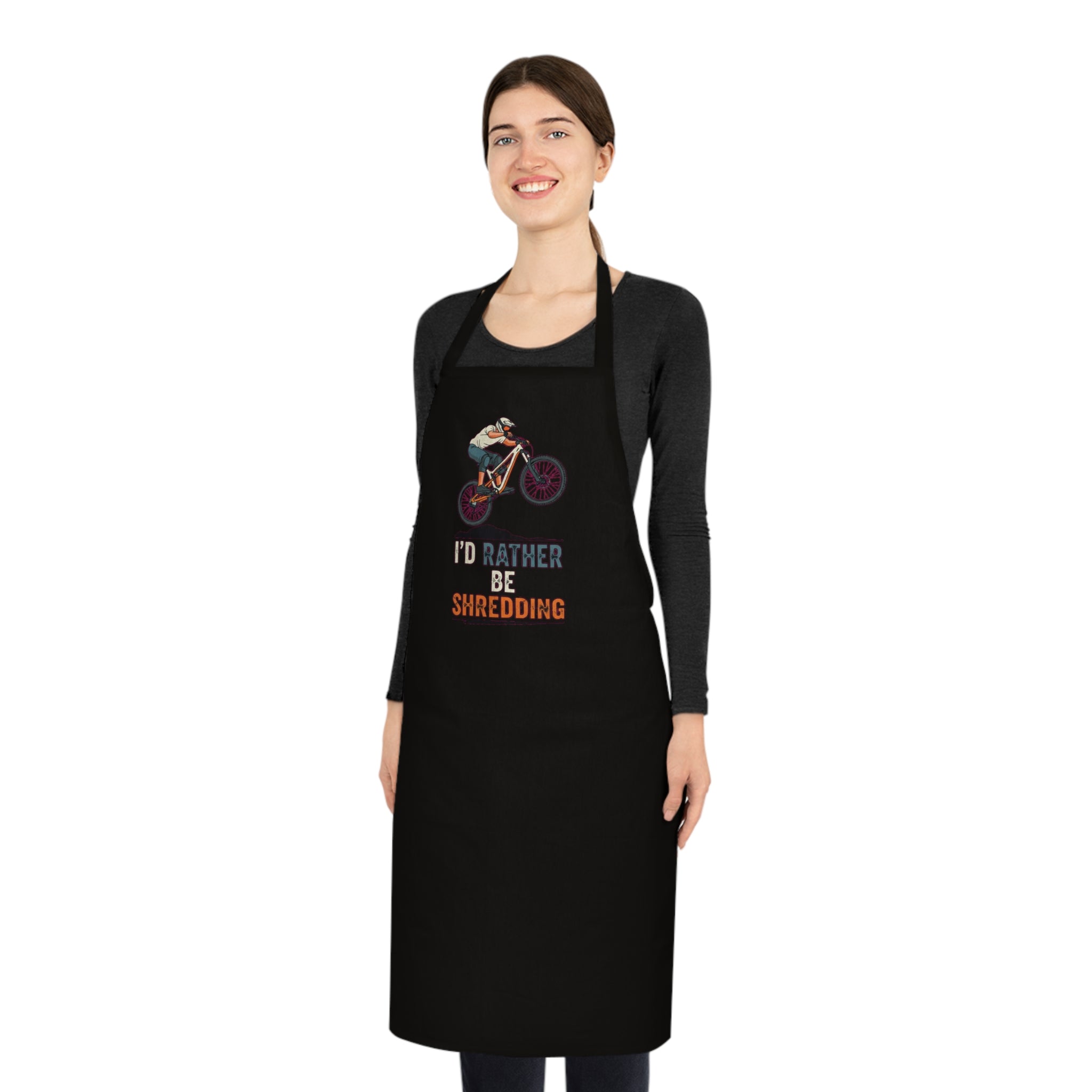 Mountain Bike Apron | MTB Gift for Cyclists | Funny Biker Grilling Apron