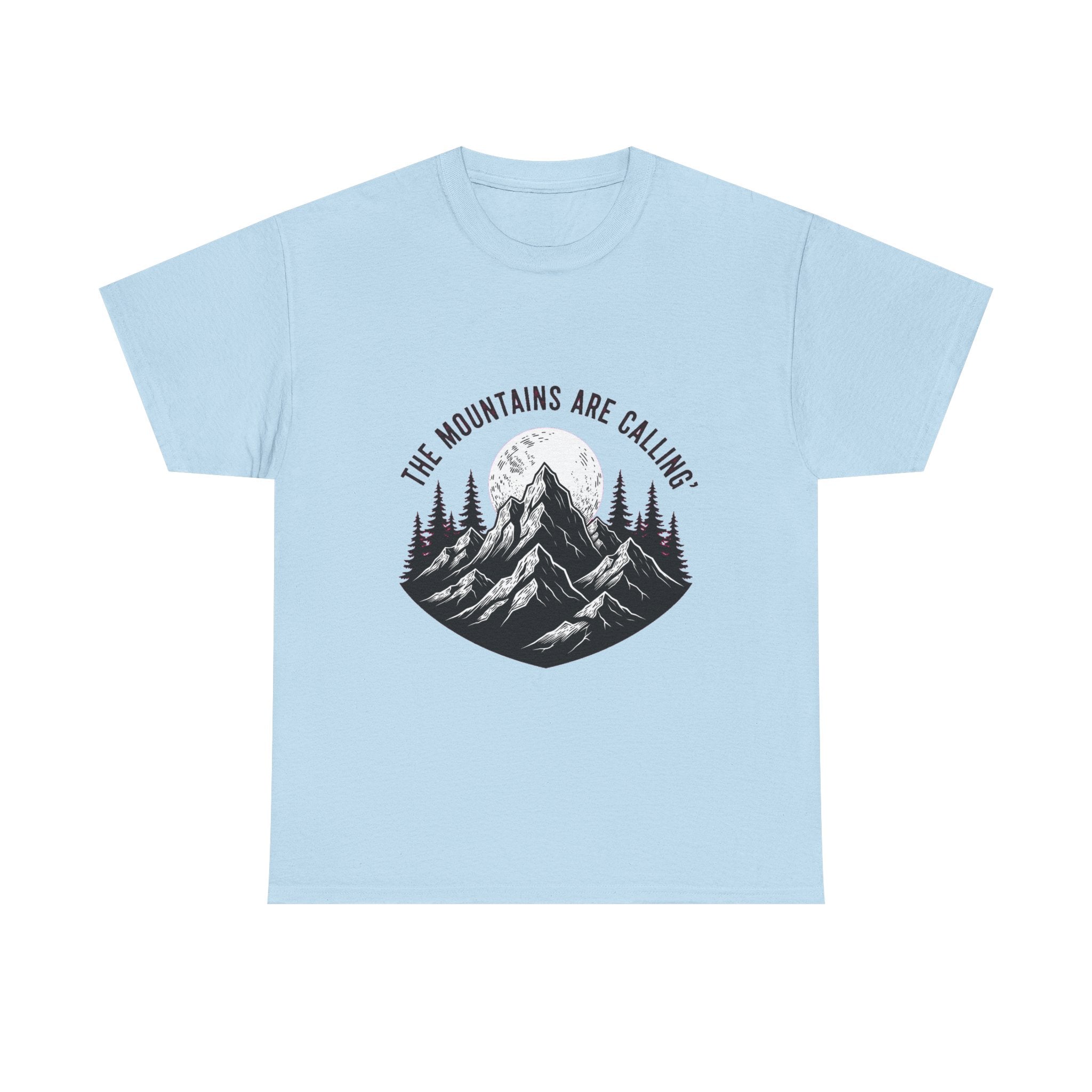 Gothic Mountain T-Shirt | Dark Nature Apparel | Woodcut Peak Tee