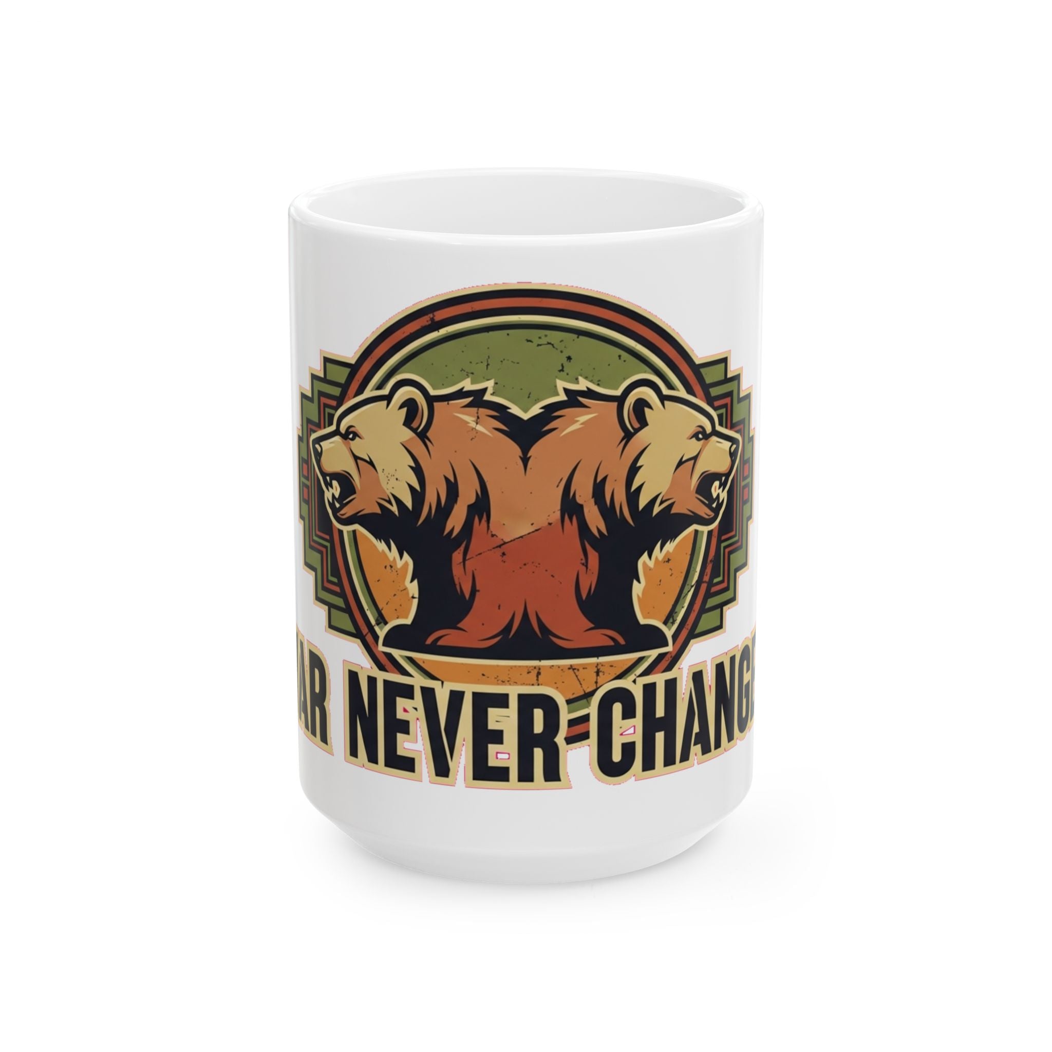 Fallout New Vegas NCR Double-Headed Bear Ceramic Mug | Gaming Coffee Cup