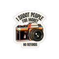 Funny Photographer Sticker | Retro Camera I Can Freeze Time | Vintage 35mm