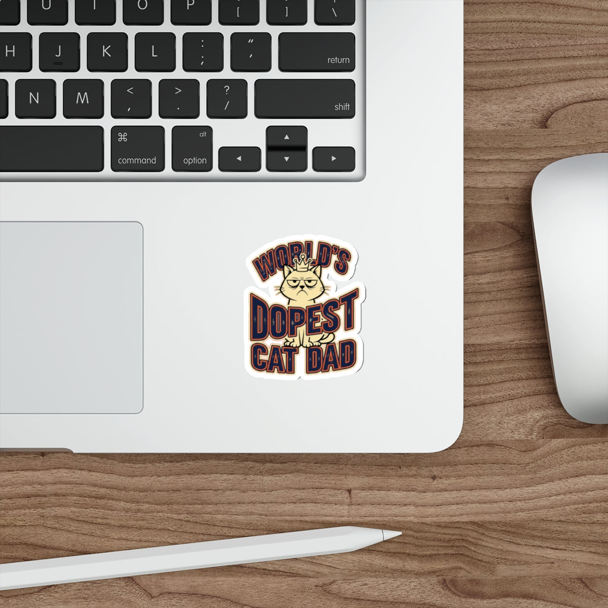 Cat Dad Sticker Funny Father's Day Gift for Cat Lovers Decal