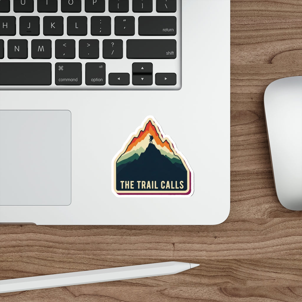 Vintage National Park Hiking Sticker | Trail Life Die-Cut Water Bottle Decal