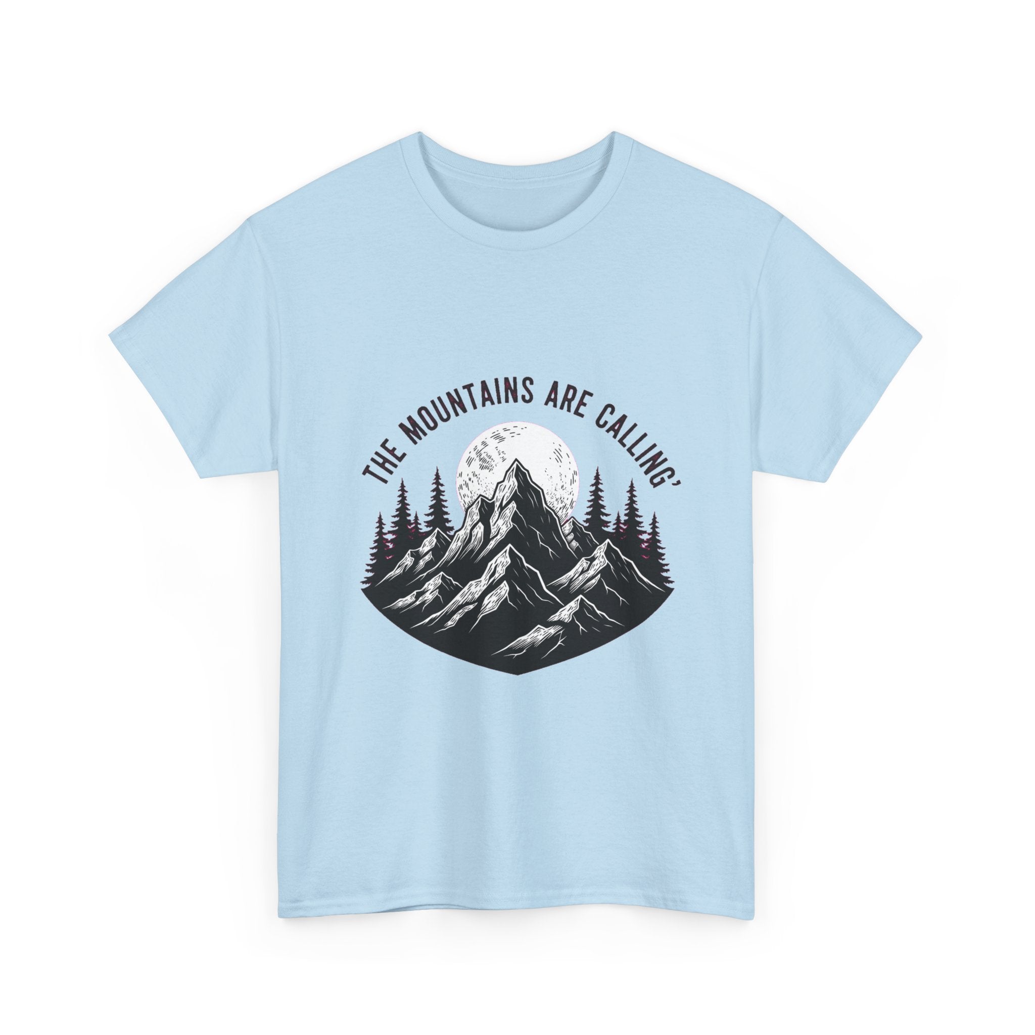 Gothic Mountain T-Shirt | Dark Nature Apparel | Woodcut Peak Tee