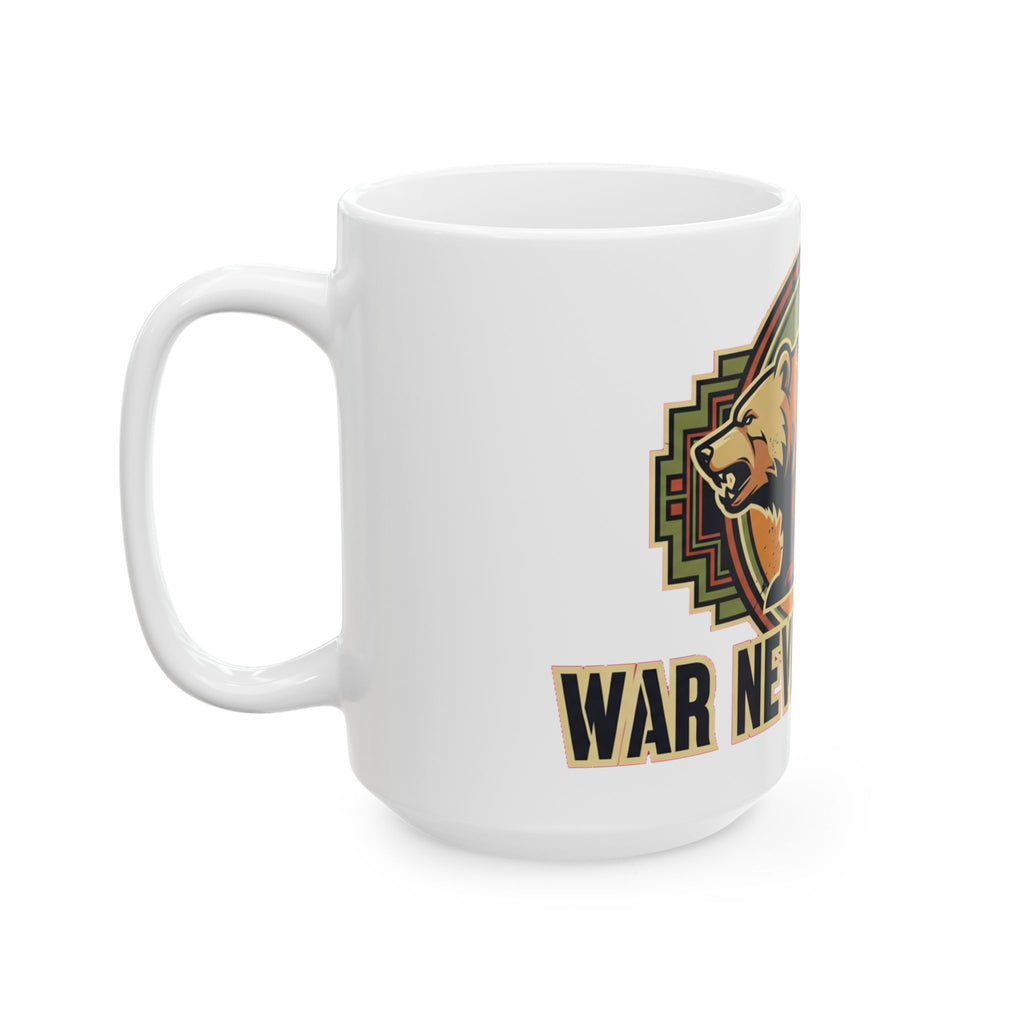 Fallout New Vegas NCR Double-Headed Bear Ceramic Mug | Gaming Coffee Cup