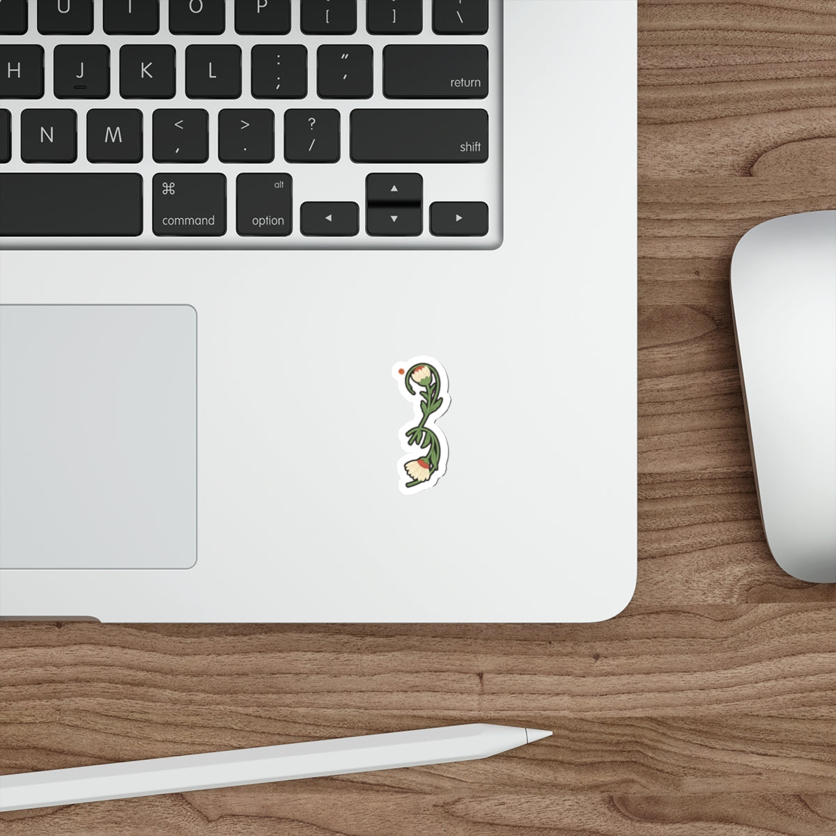 Semicolon Mental Health Sticker | Wildflower Anxiety Awareness Decal