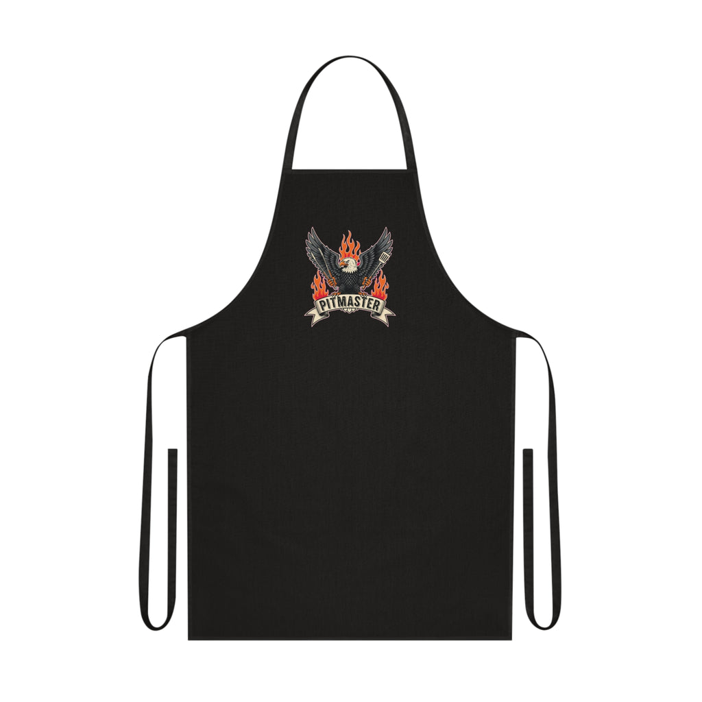 BBQ Pitmaster Dad Apron - Eagle Grill Master Funny Grilling Gift