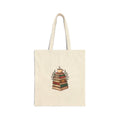 Book Lover Tote Bag - Bookish Coffee & Books Design, Librarian Gift