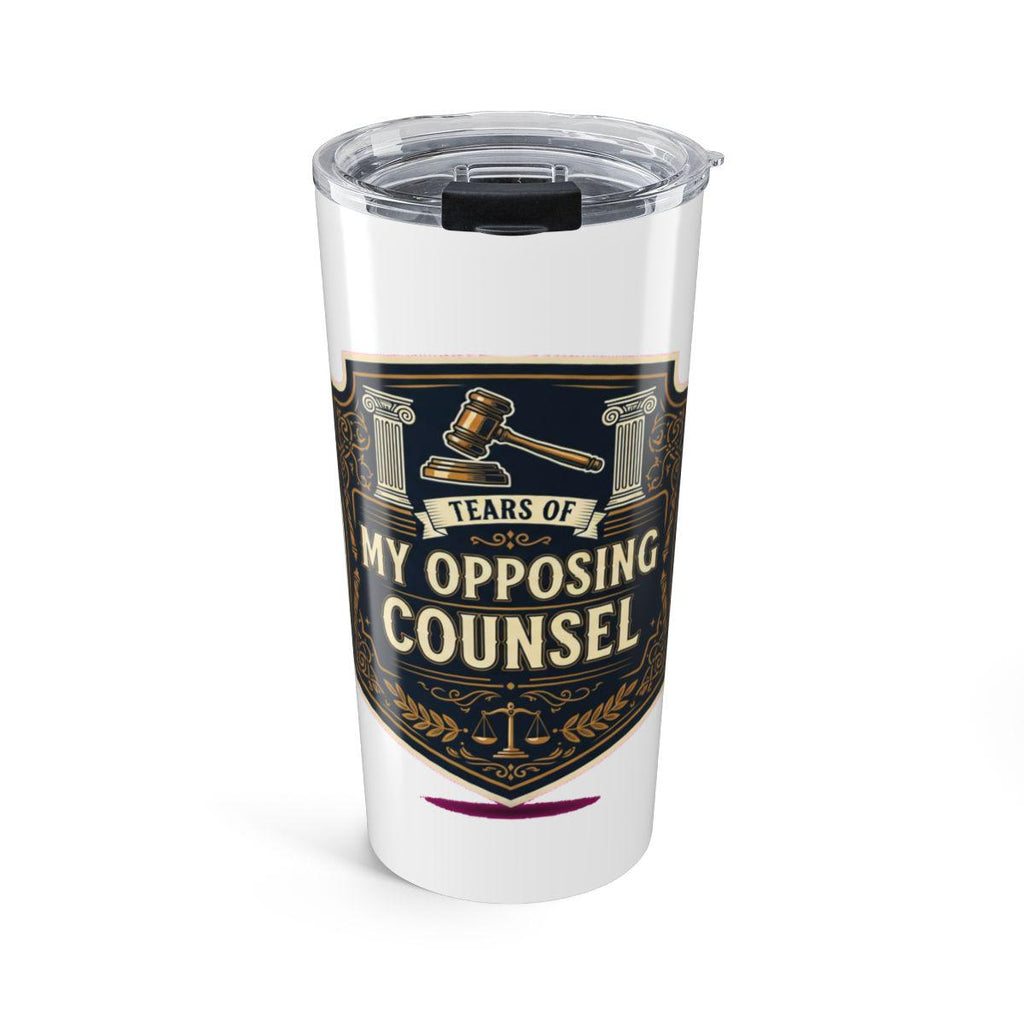 Lawyer Dark Humor Tumbler | Attorney Gift | Funny Legal Professional Coffee Cup