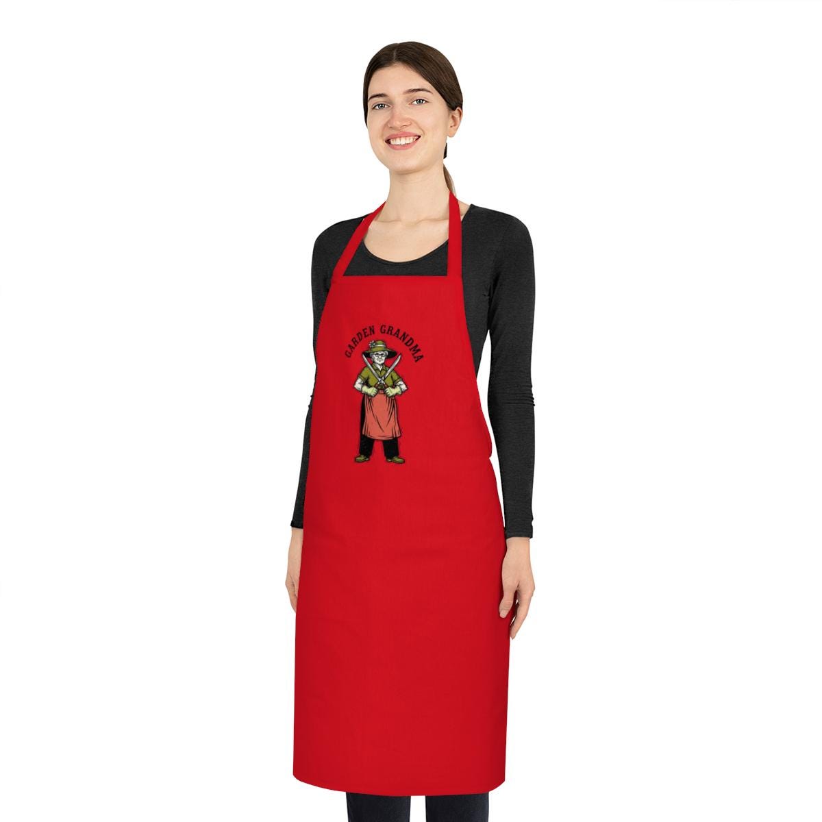 Gardening Grandma Apron - Funny Gift for Plant Loving Grandmas