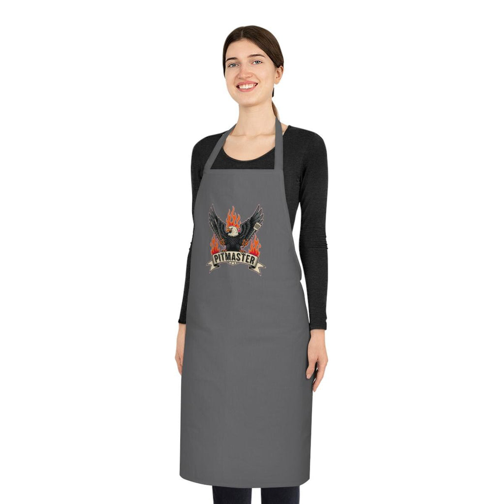 BBQ Pitmaster Dad Apron - Eagle Grill Master Funny Grilling Gift