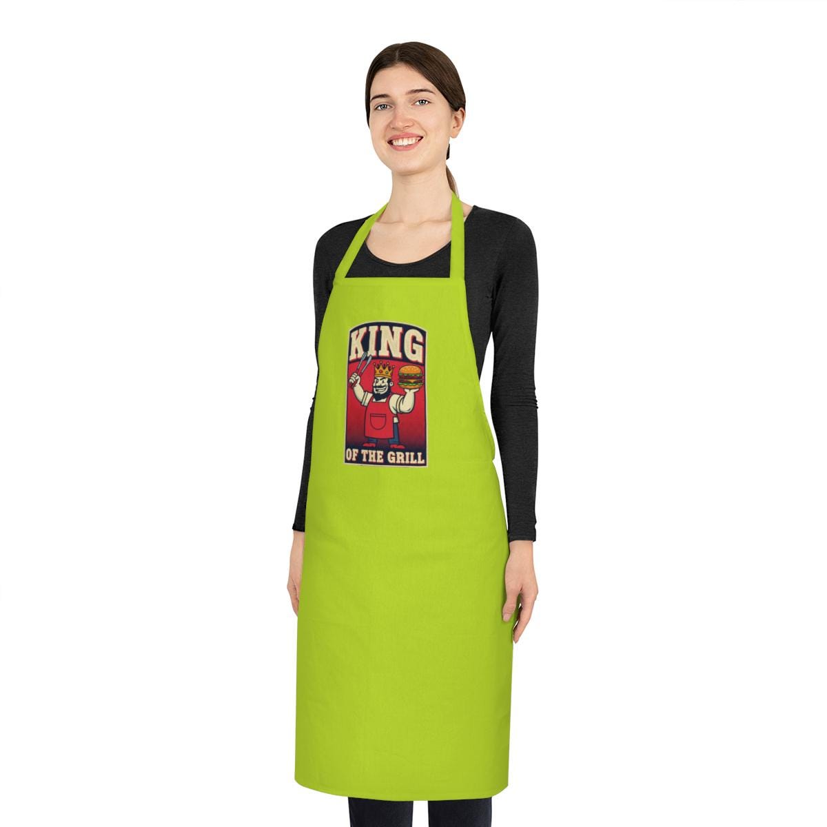 Funny BBQ Dad Apron | Grill Master Father's Day Gift | Vintage Americana