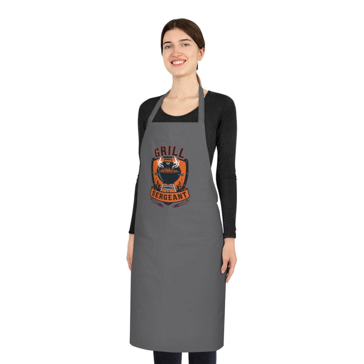 Funny BBQ Apron for Dad | Grill Master Father's Day Gift | Vintage Badge Design