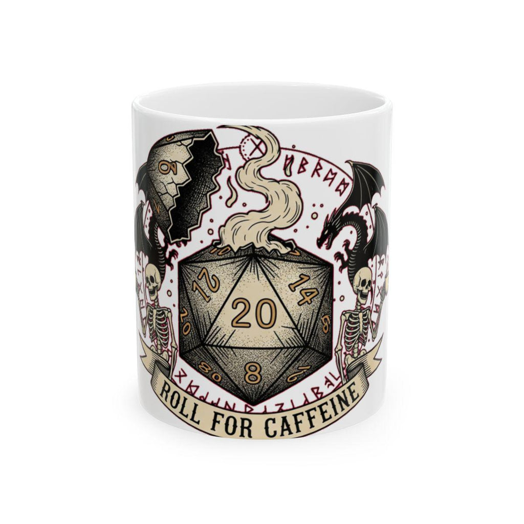 D20 Dungeon Master Coffee Mug | DnD Tabletop RPG Gift for Campaign Sessions