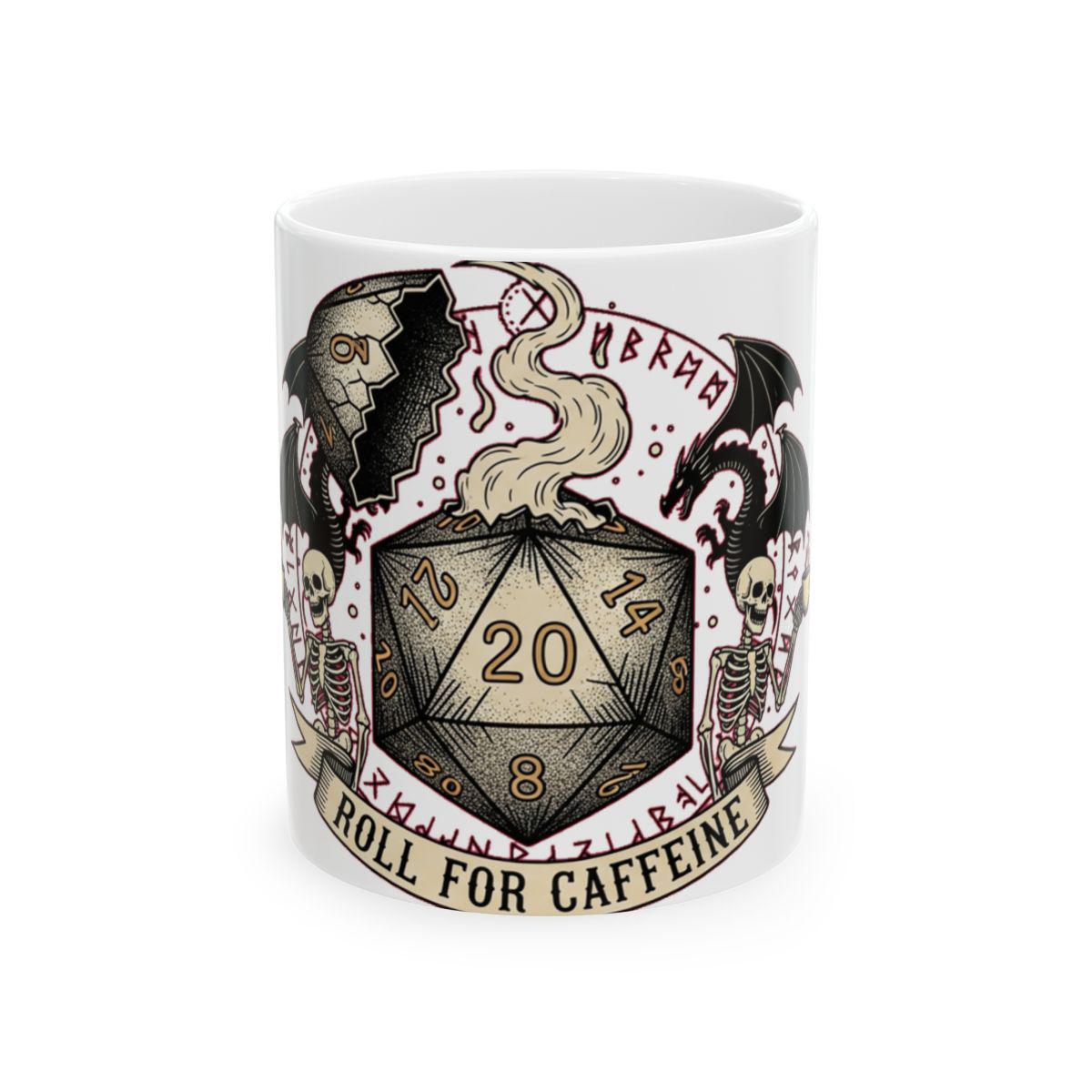 D20 Dungeon Master Coffee Mug | DnD Tabletop RPG Gift for Campaign Sessions