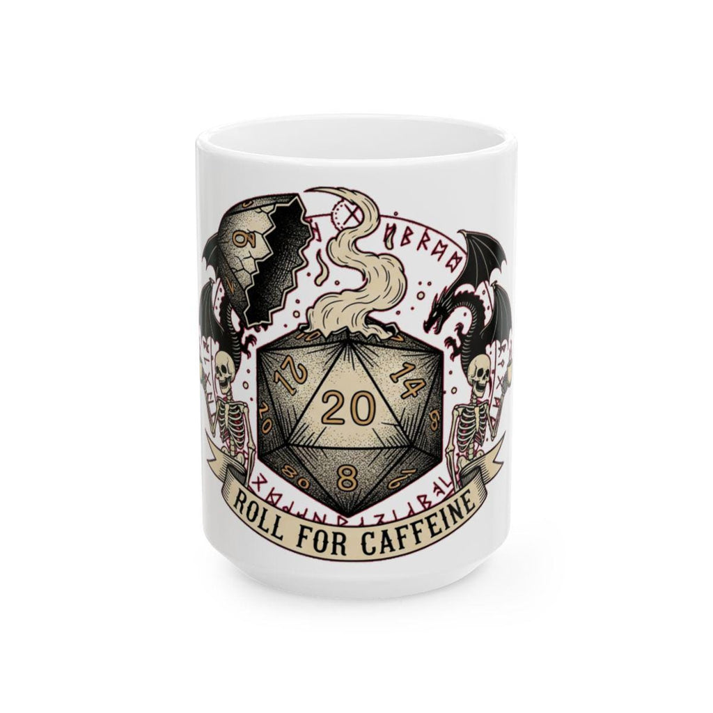 D20 Dungeon Master Coffee Mug | DnD Tabletop RPG Gift for Campaign Sessions