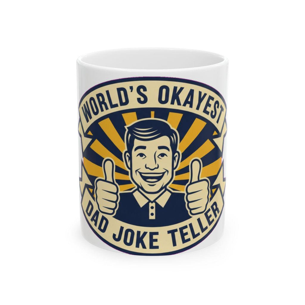 Funny Dad Mug - Retro Dad Jokes Coffee Mug, Father's Day Gift