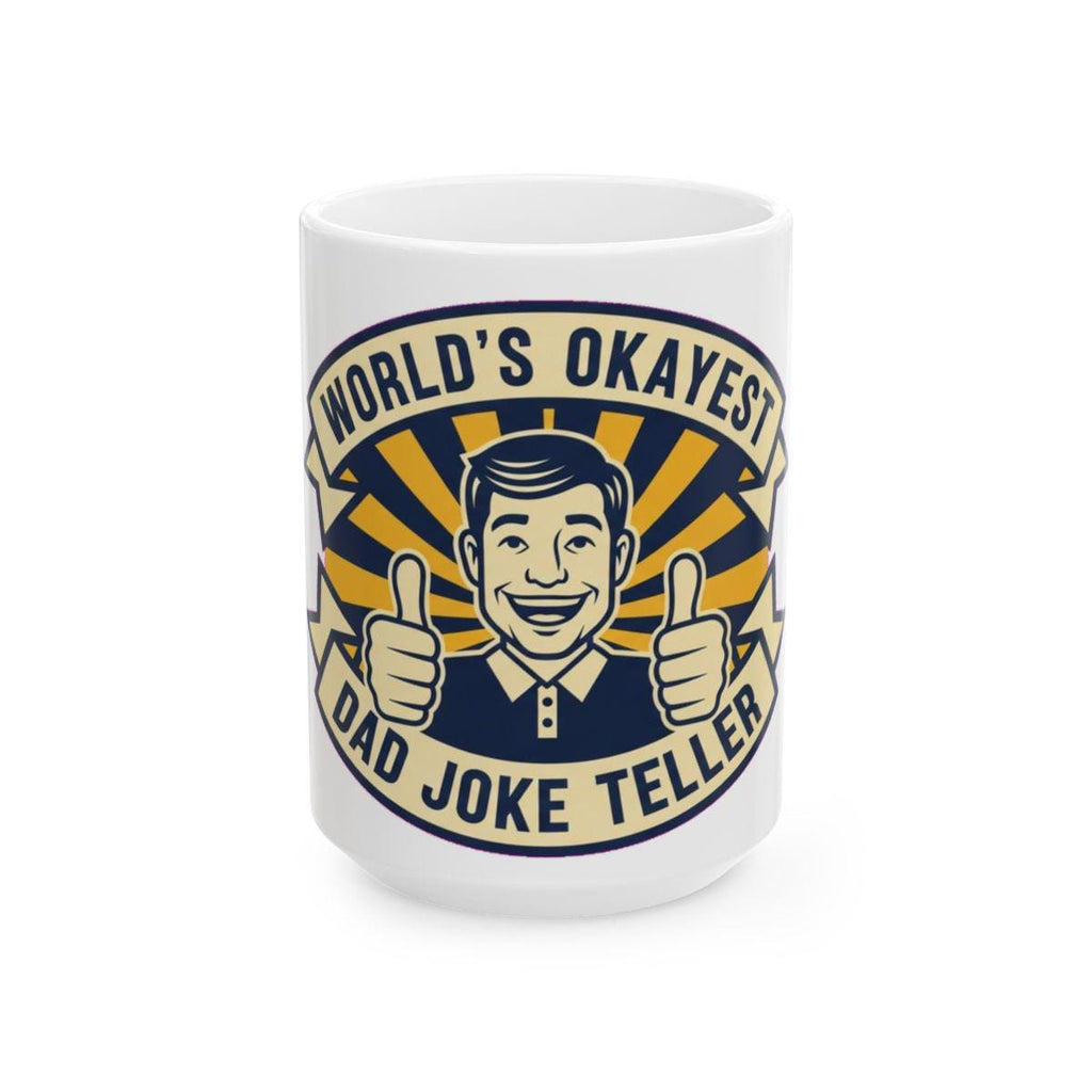 Funny Dad Mug - Retro Dad Jokes Coffee Mug, Father's Day Gift