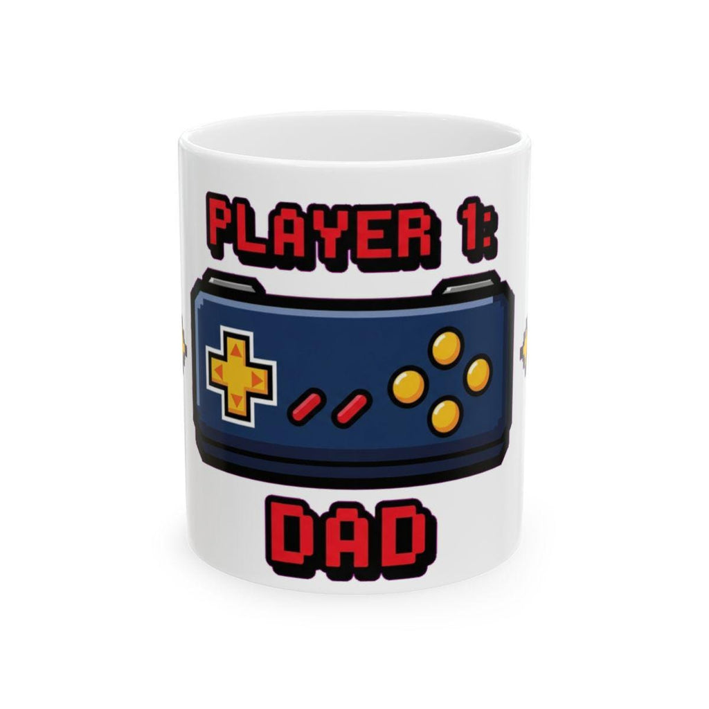 Retro Gamer Dad Mug - 8-Bit Controller Coffee Cup | Gaming Father Gift