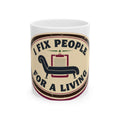 Therapist Dark Humor Ceramic Mug | Mental Health Professional Gift